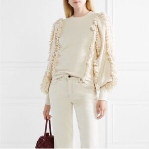 ULLA JOHNSON Hali Pullover in Ivory P